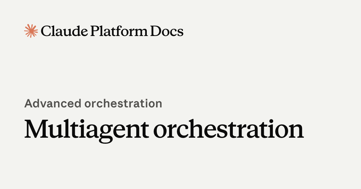Claude agents can now write their own multiagent workflows