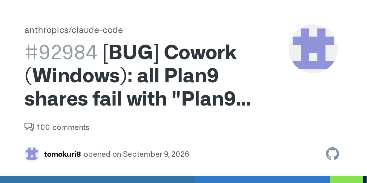 Claude Co-work needs Windows Security Update uninstalled to function