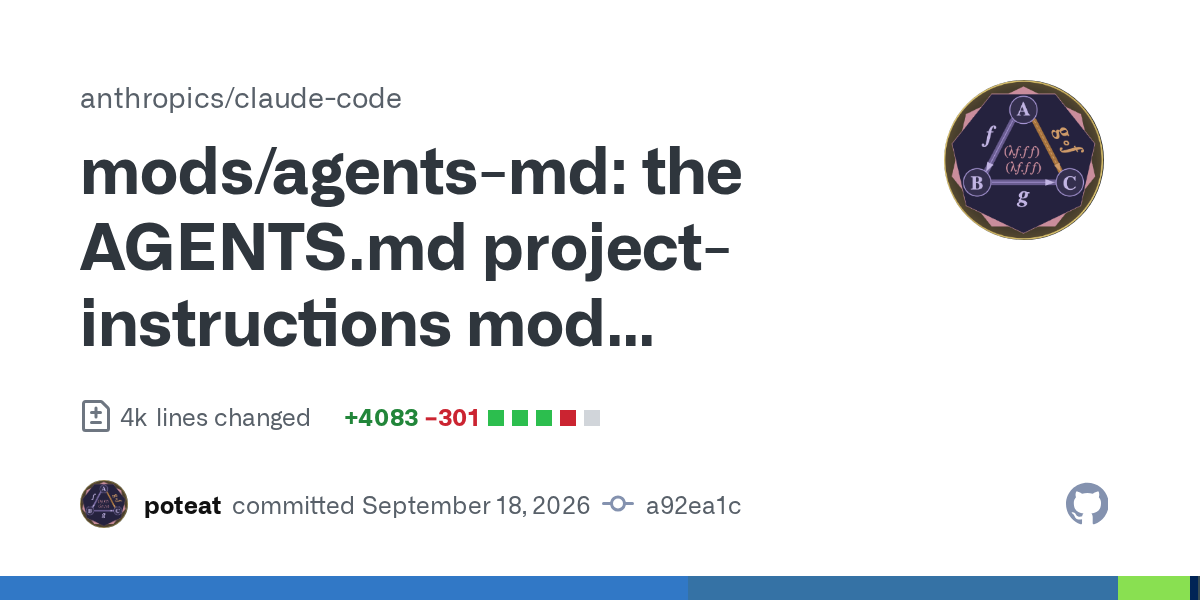Claude Code 2.1.277 adds support for AGENTS.md