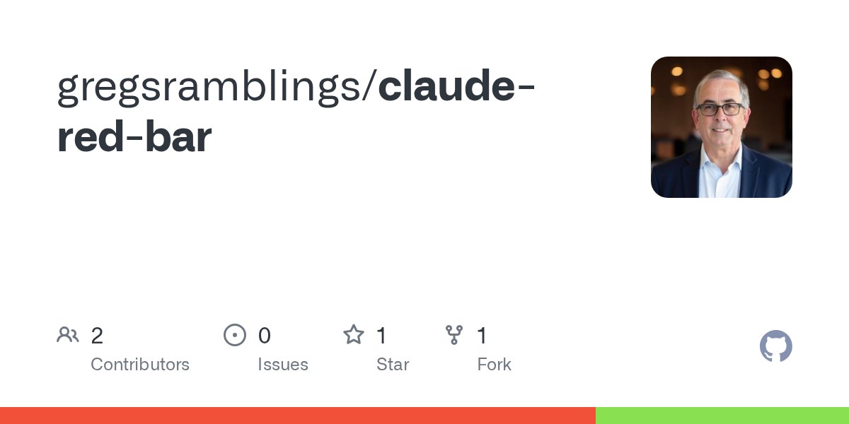 Claude Red Bar (visual and audible notifier of task completion)