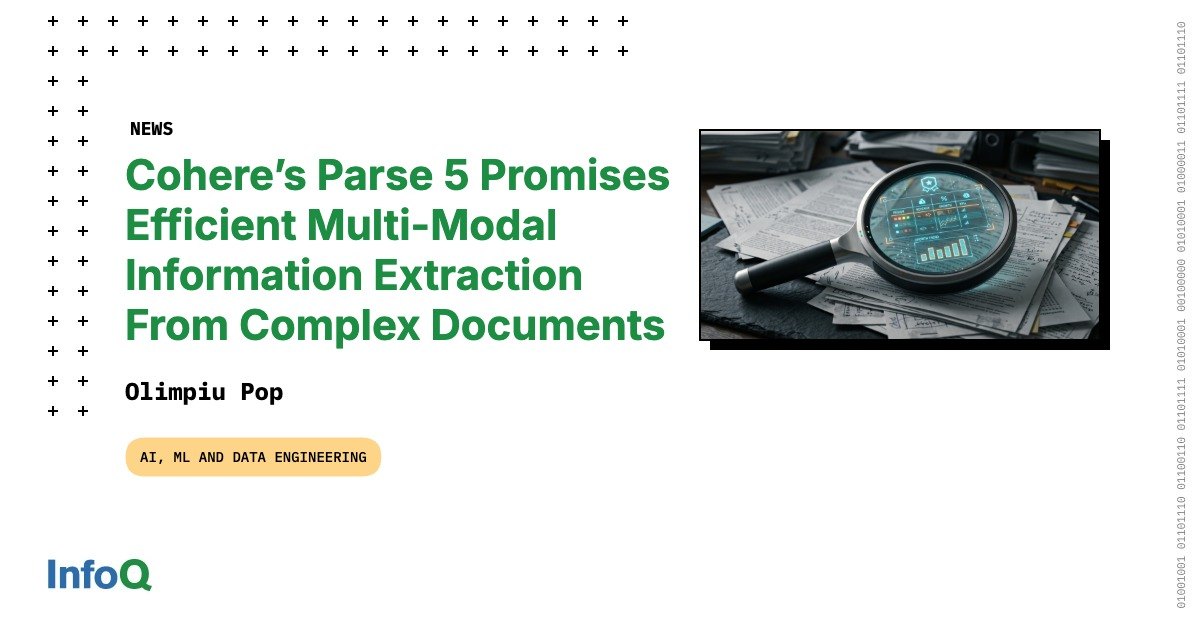 Cohere’s Parse 5 Promises Efficient Multi-Modal Information