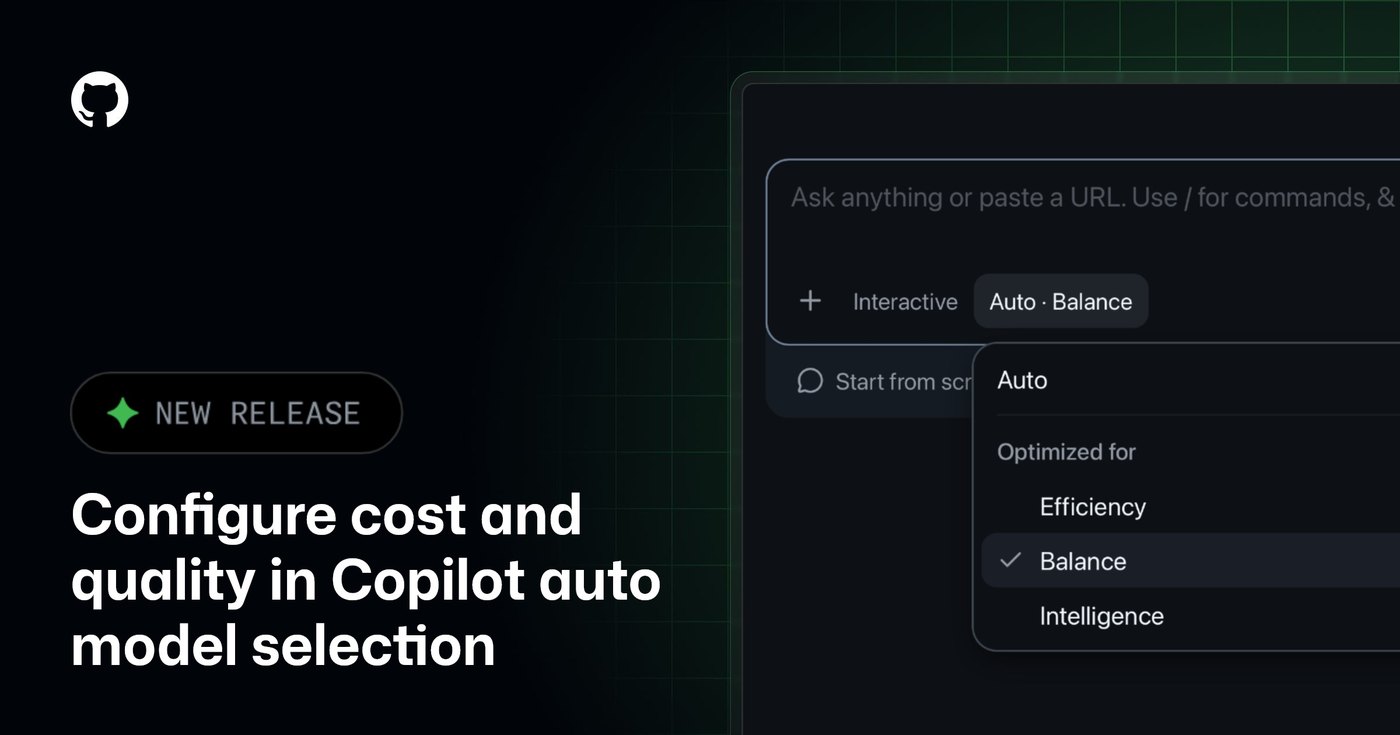 Configure cost and quality in Copilot auto model selection