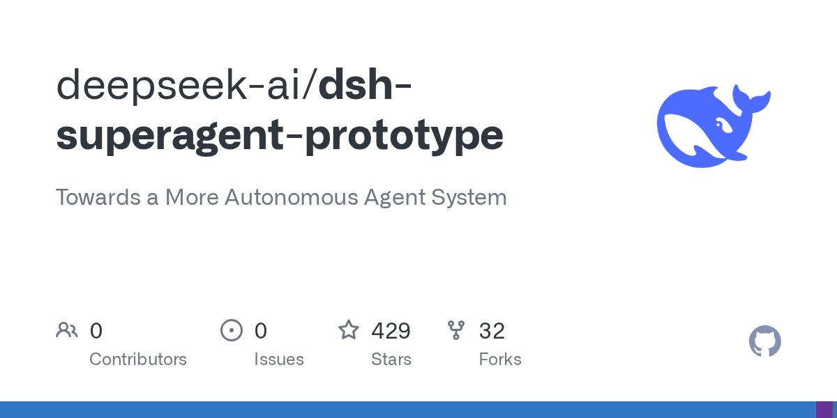 DeepSeek open-sources dsh-superagent, a coding agent largely built