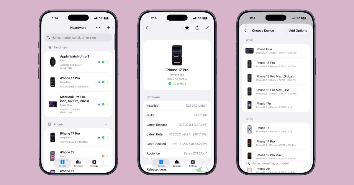 Indie App Spotlight: ‘Hoardware’ makes it easy to track your Apple device