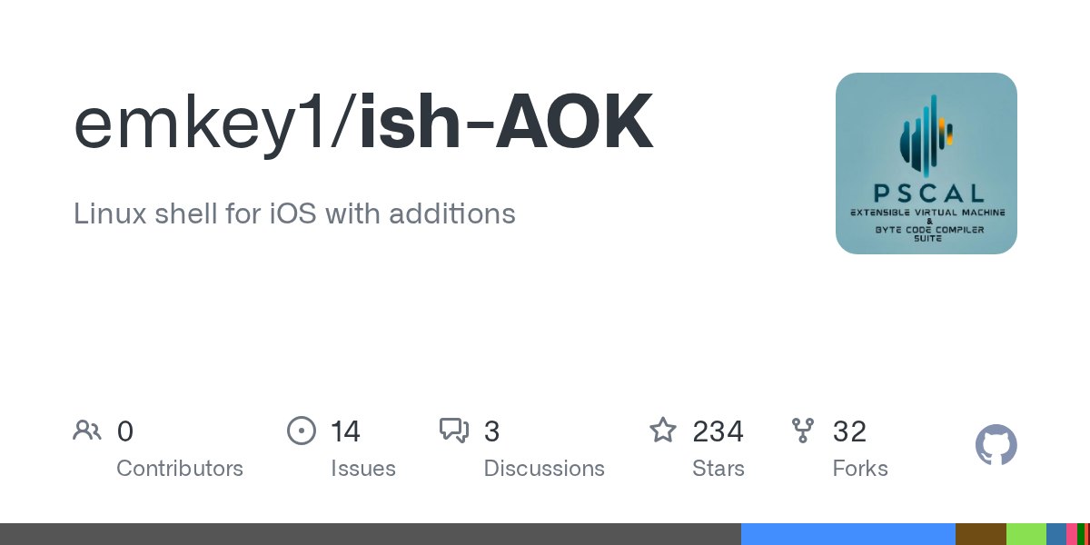 Ish-AOK, ish resurrected with Claude: Points: 1 # Comments: 0