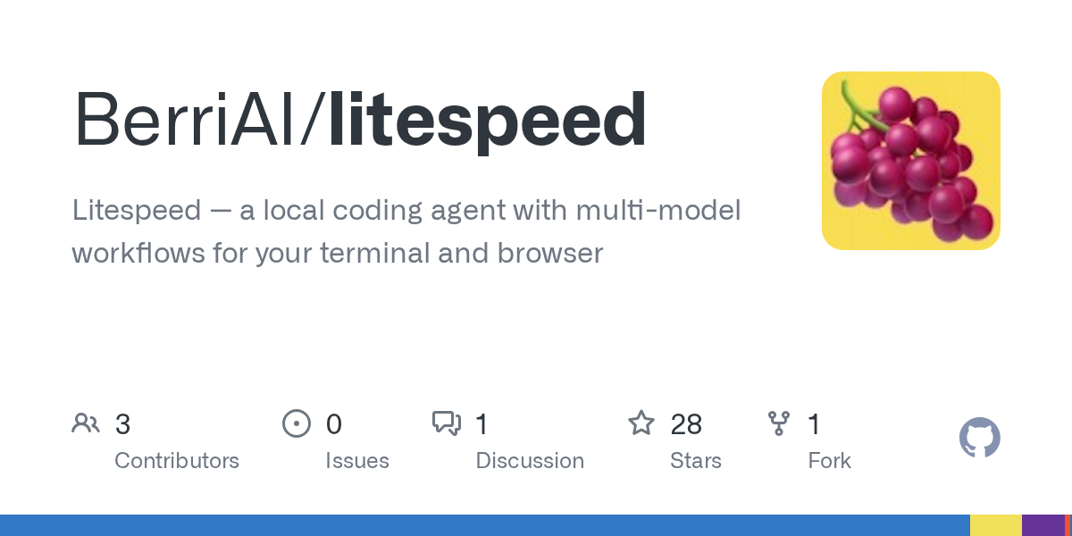 Litespeed – a local coding agent with multi-model workflows