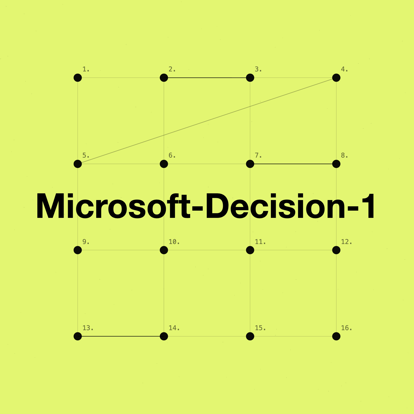 Microsoft-Decision-1, our model for fast decision-making