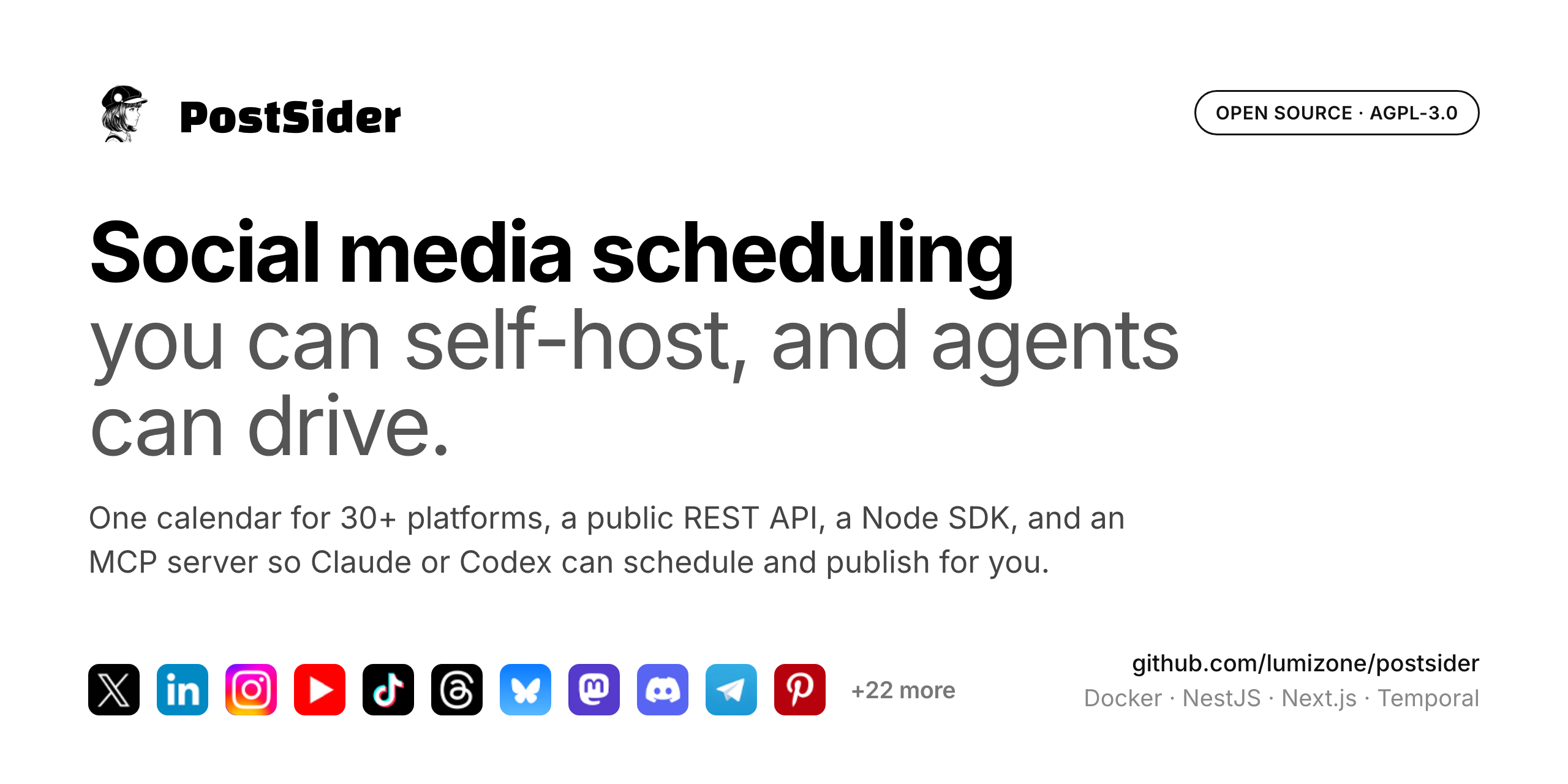 A developer's agent could write a post but not publish it, so I built