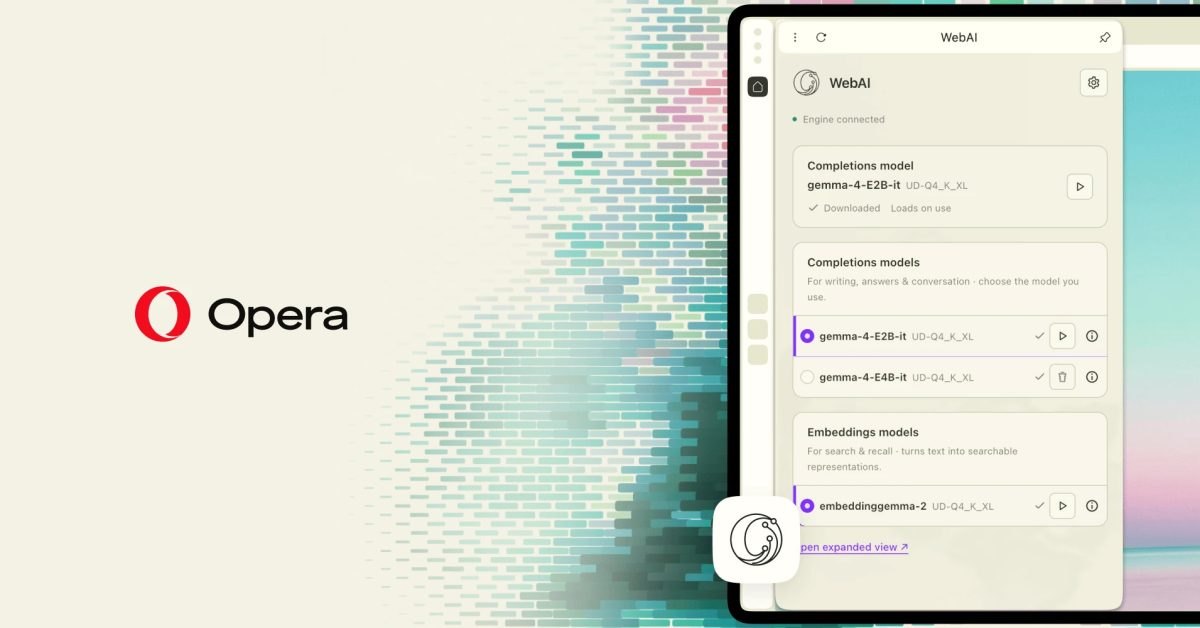 Opera One now lets Mac users run Apple’s foundation model directly