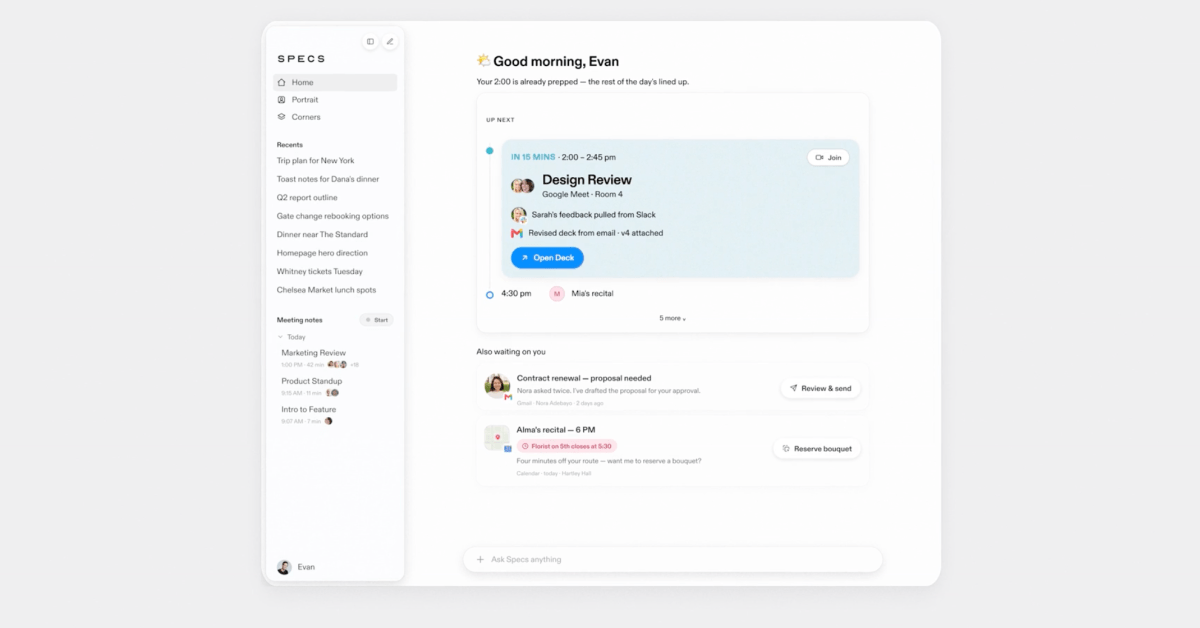 Snap announces Specs Intelligence app for iPhone and Mac, cellular variant