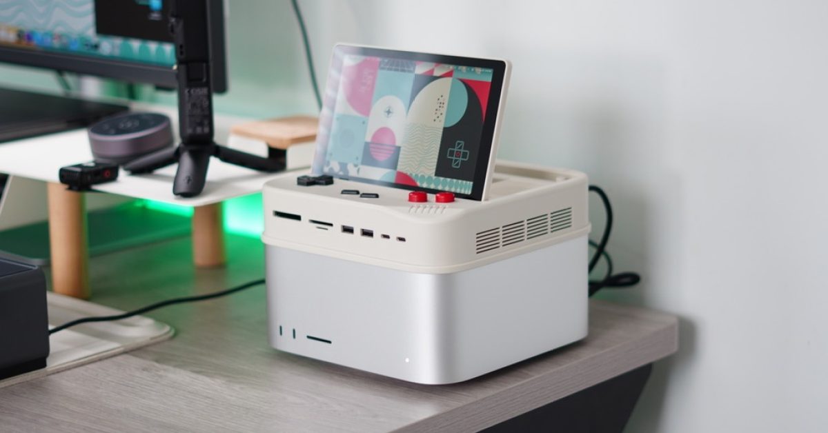 This unique retro dock adds a flip-up display, Thunderbolt 5, & 8TB