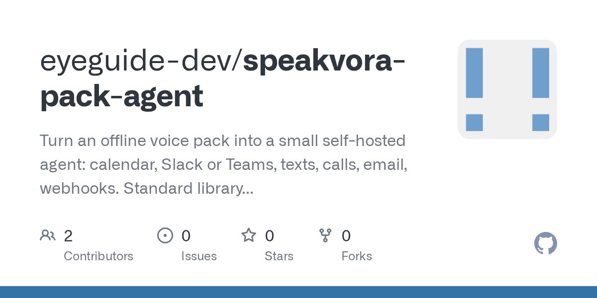 Voice packs plus an open-source agent for texts, calls and Slack