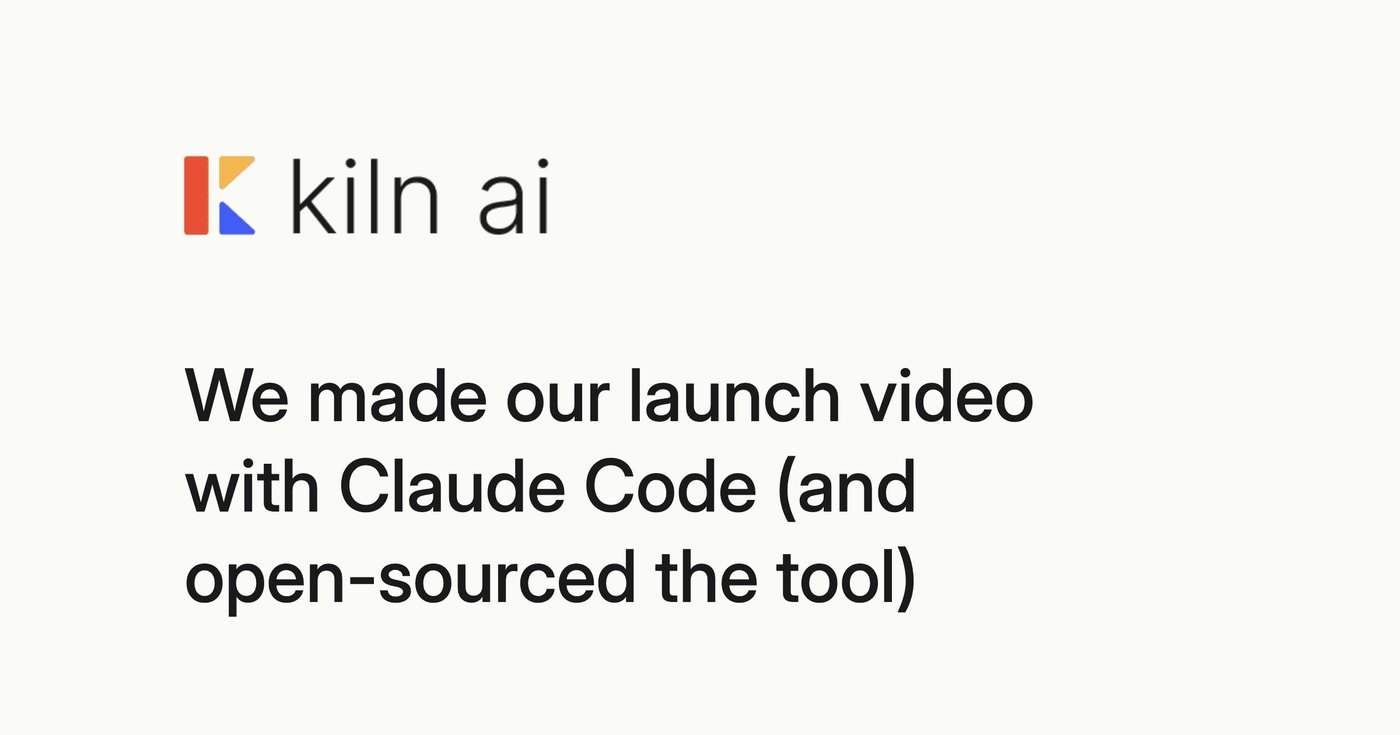 A team made our launch video with Claude Code (and open-sourced the tool)