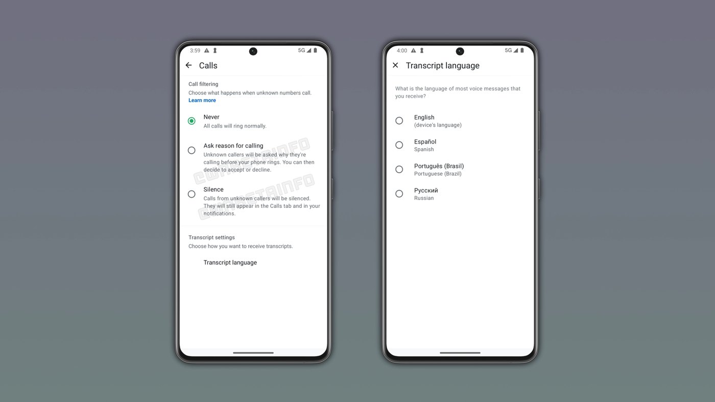 WhatsApp is developing a call filtering feature for the Android app