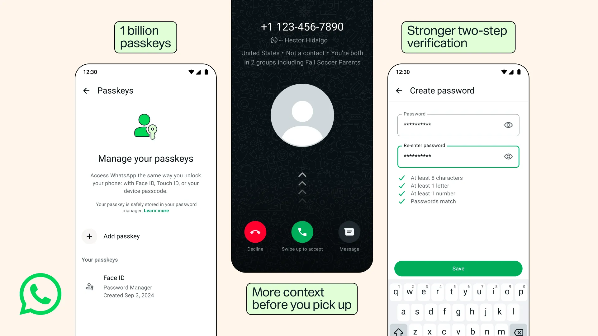 WhatsApp launches three new account security updates