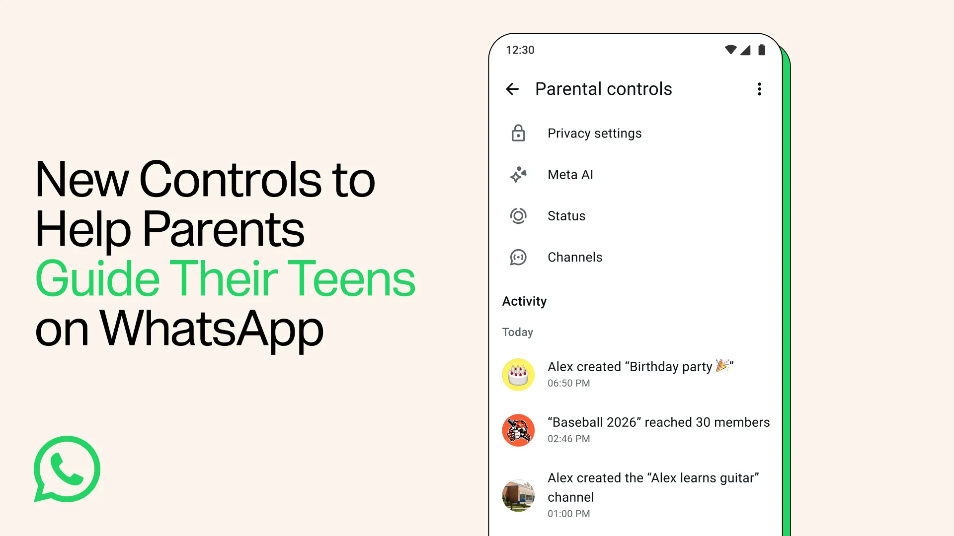 WhatsApp officially launches parental controls for teens