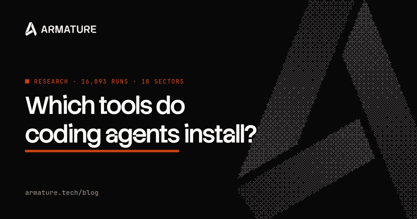 Which tools do Claude, Codex and Cursor choose? We measured 17k runs