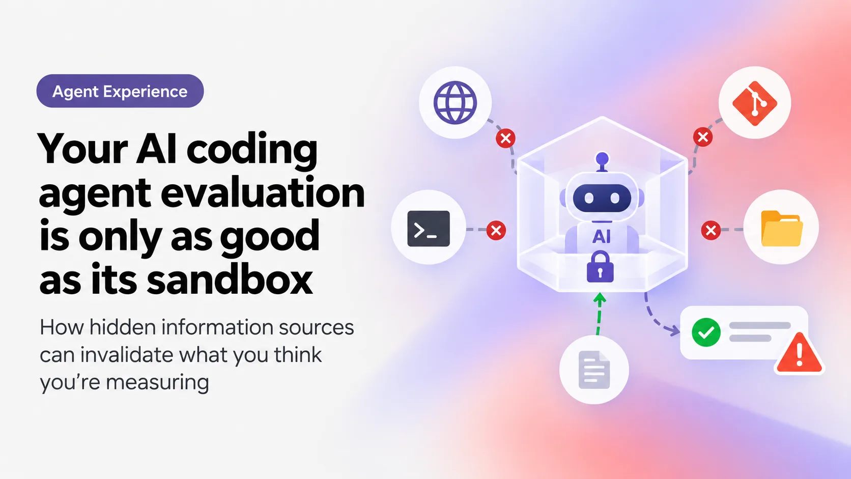 Your AI coding agent evaluation is only as good as its sandbox
