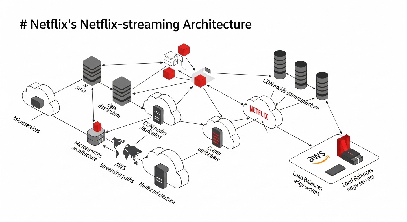 Netflix live streaming architecture diagram showing distributed systems